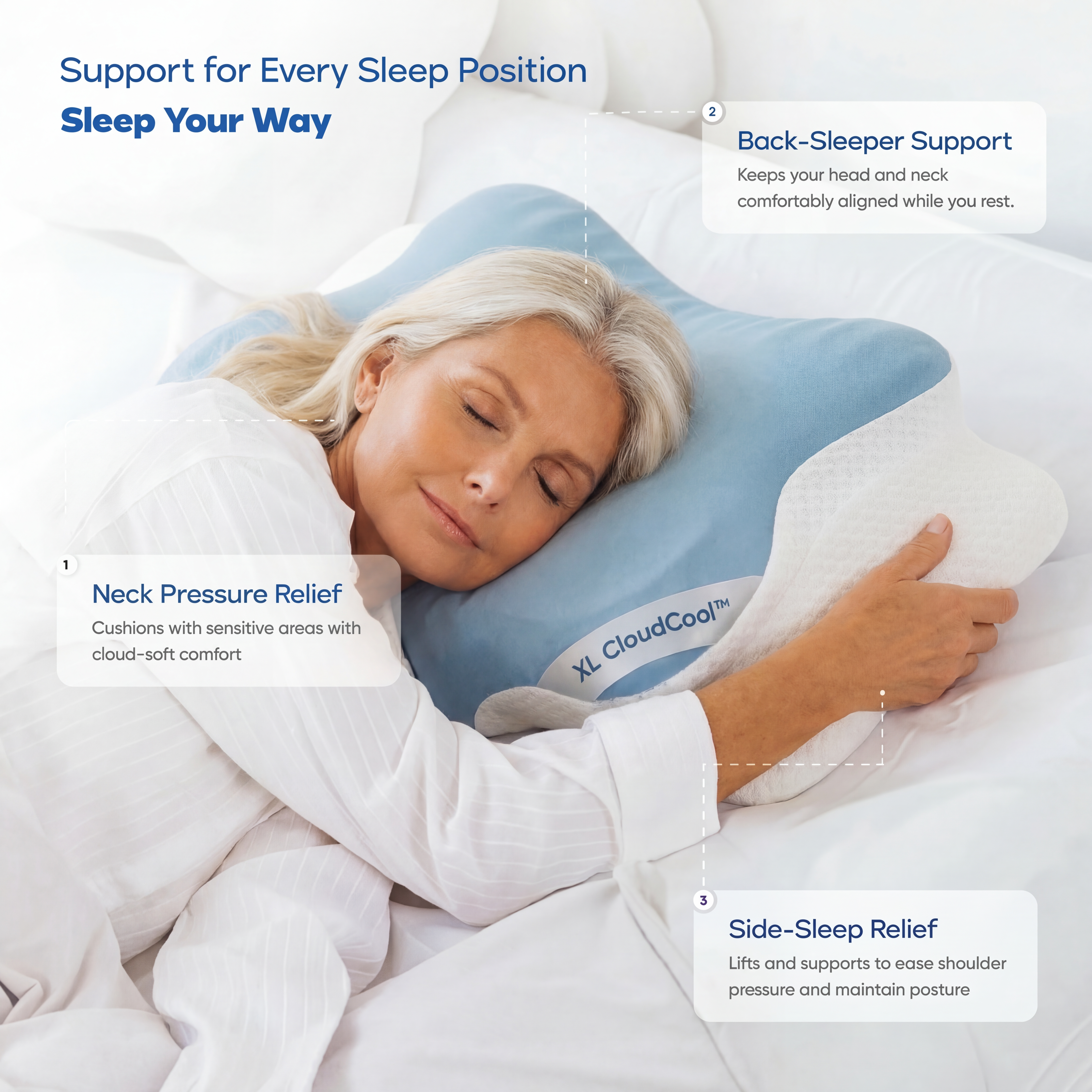 Halo CloudCool™ Memory Foam Pillow